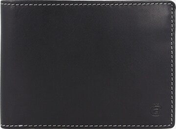 Esquire Wallet 'Dallas' in Black: front