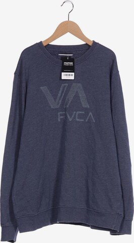 RVCA Sweatshirt & Zip-Up Hoodie in L in Blue: front