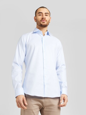 Michael Kors - Slim Fit Camisa em azul: frente