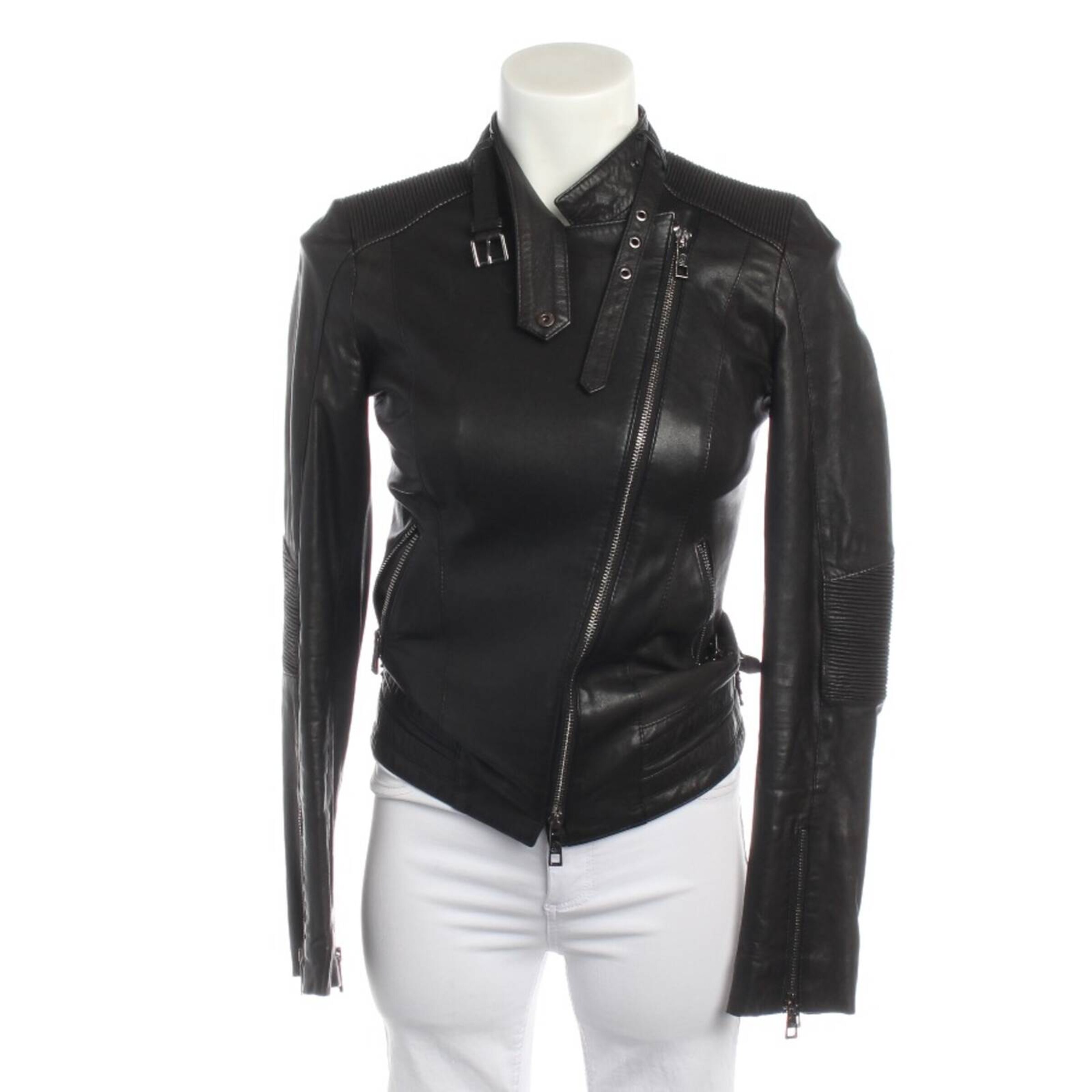 SLY 010 Jacket & Coat in XS in Black: front