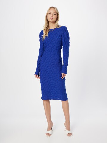 co'couture - Vestido 'Dalia' en azul: frente