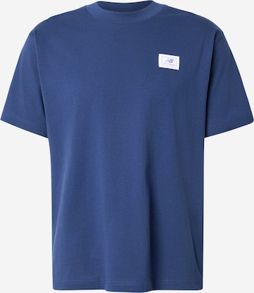 new balance Тениска в синьо: отпред