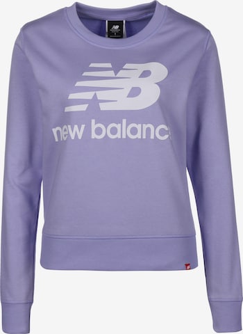 new balance Sweatshirt in Lila: voorkant