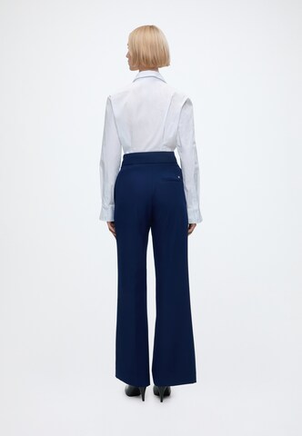Wide Leg Pantalon à plis 'Himia' HUGO en bleu