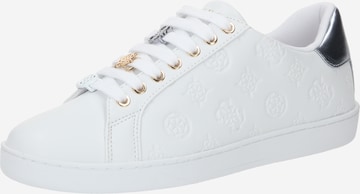 GUESS Låg sneaker 'ROSENNA' i vit: framsida