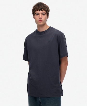 T-Shirt Superdry en bleu : devant