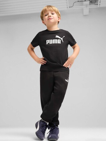 PUMA Regular Sporthose 'Puma Ess Small No.1 Logo Sweatpants Fl Ps'‌ in Schwarz