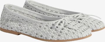 Desa Ballet Flats 'Ballettschuhe' in White: front