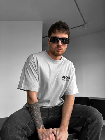 Kleidermafia T-shirt 'Oversize 404 T-shirt - Grey' i grå: framsida