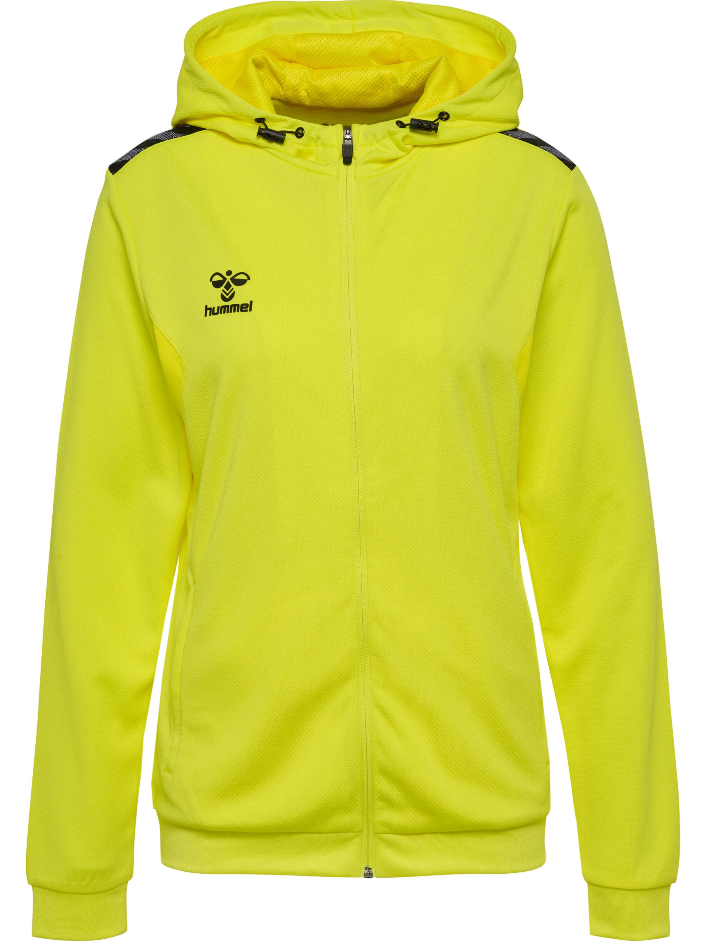 Veste de survêtement 'AUTHENTIC PL' Hummel en jaune : devant