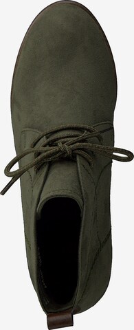 MARCO TOZZI Ботинки на шнуровке в Зеленый