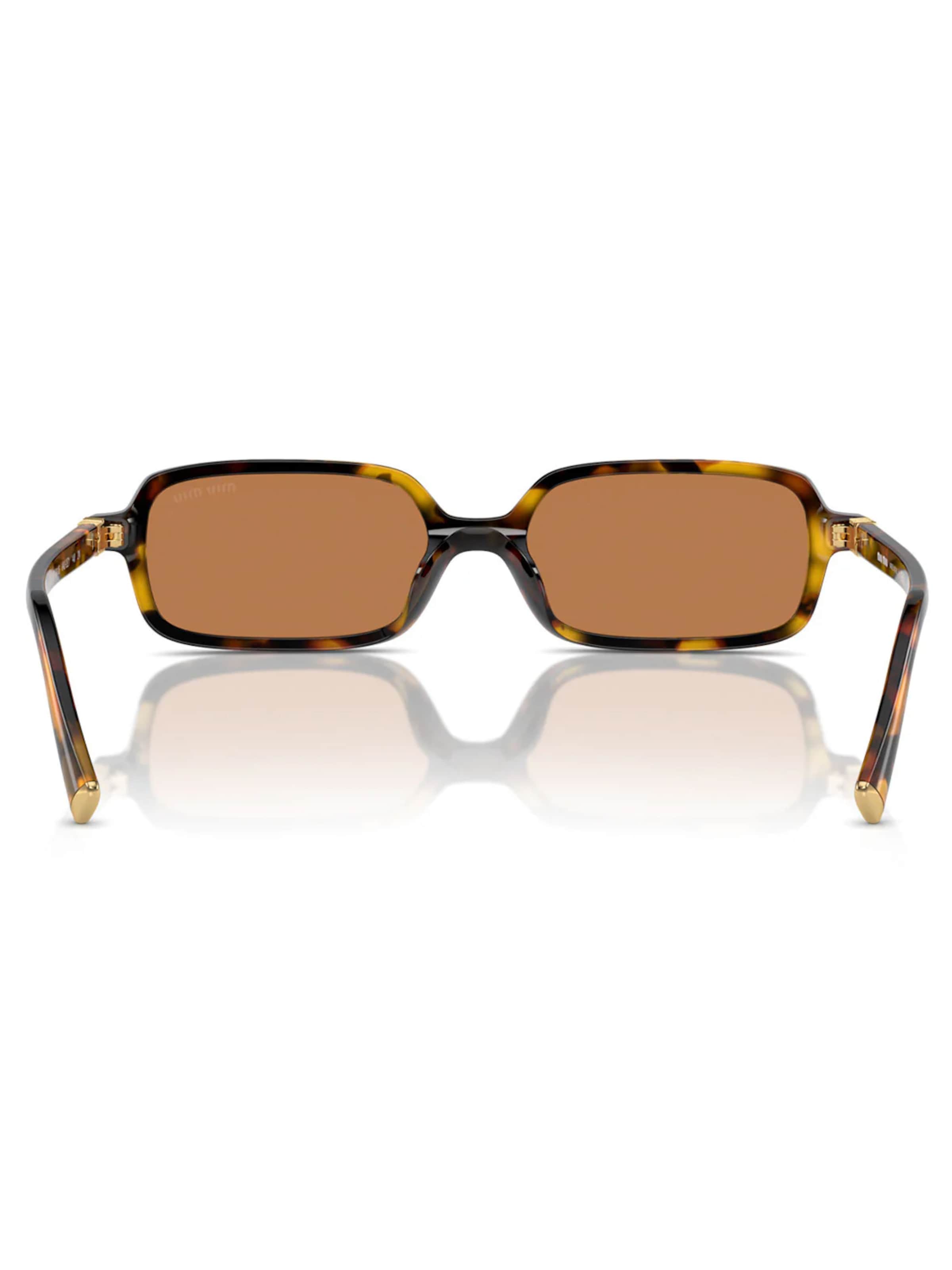 Miu Miu Zonnebril 'Miu Miu  MU11ZS VAU2Z1' in Bruin