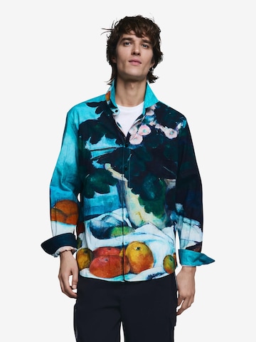 Desigual - Ajuste regular Camisa en Mezcla de colores: frente