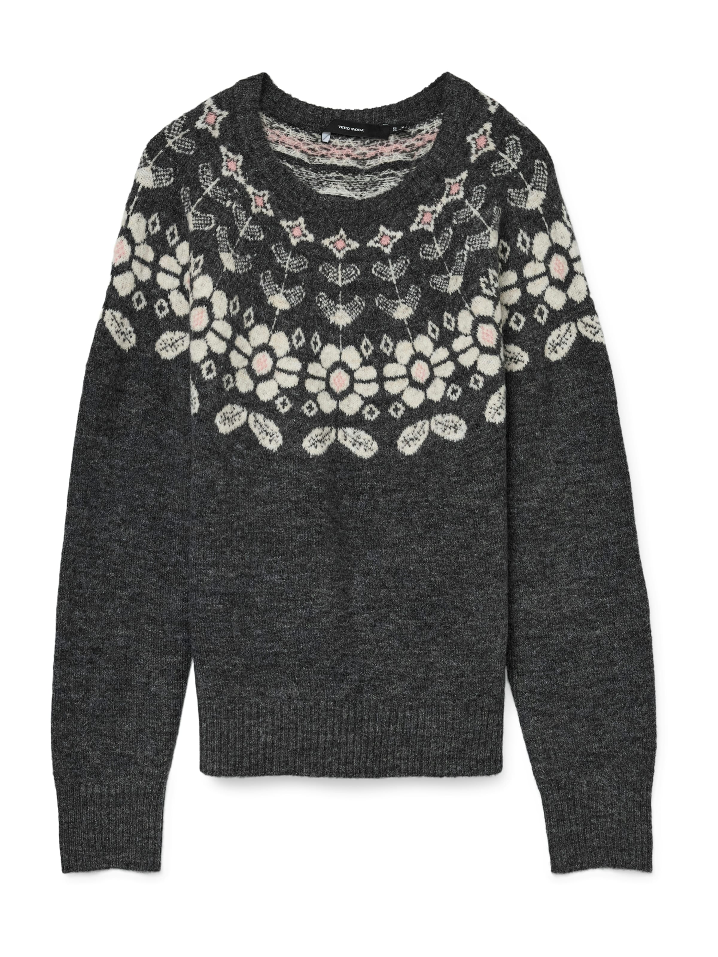 VERO MODA Sweater 'VMSIMONE' in Grey: front