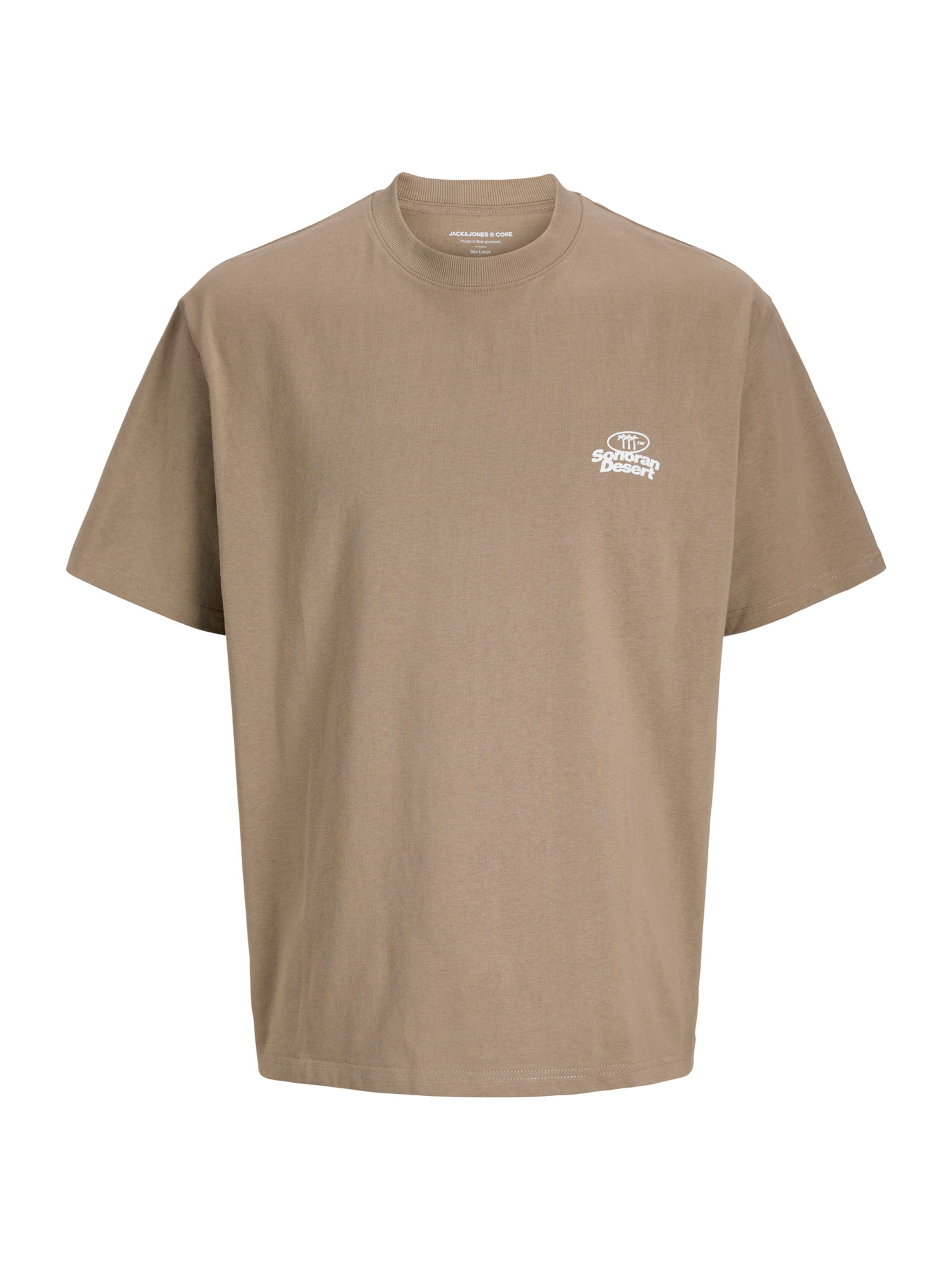 Maglietta 'JCO Retreat Typographic' di Jack & Jones Junior in beige: frontale