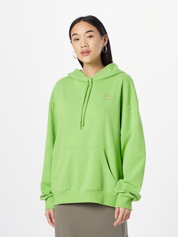 Monki Sweatshirt in Green: front