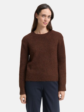 Pull-over TOM TAILOR en marron : devant