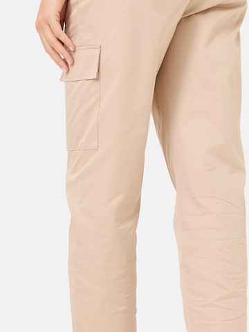 Regular Pantalon cargo Tamaris en beige