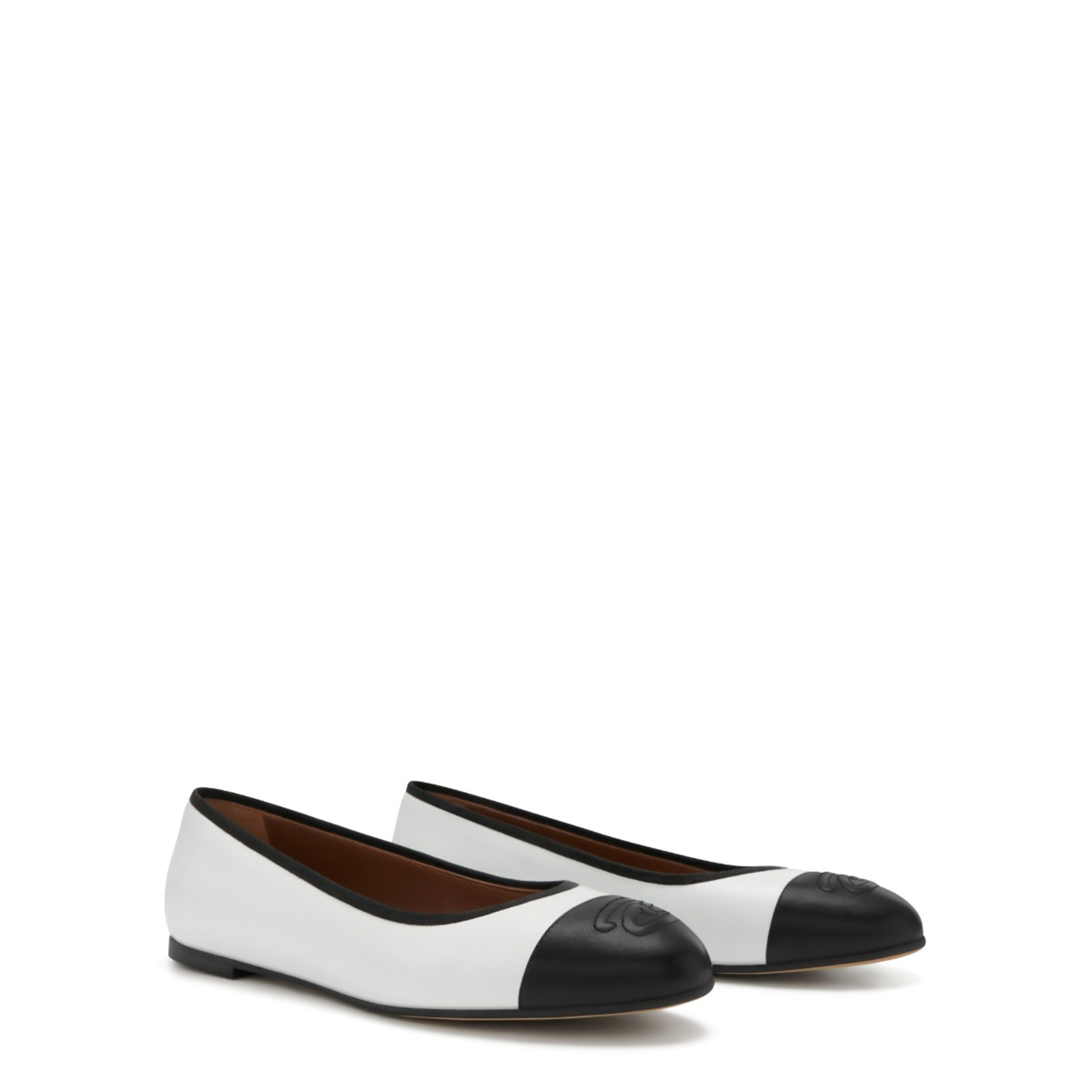 Isabel Bernard Ballet Flats in White