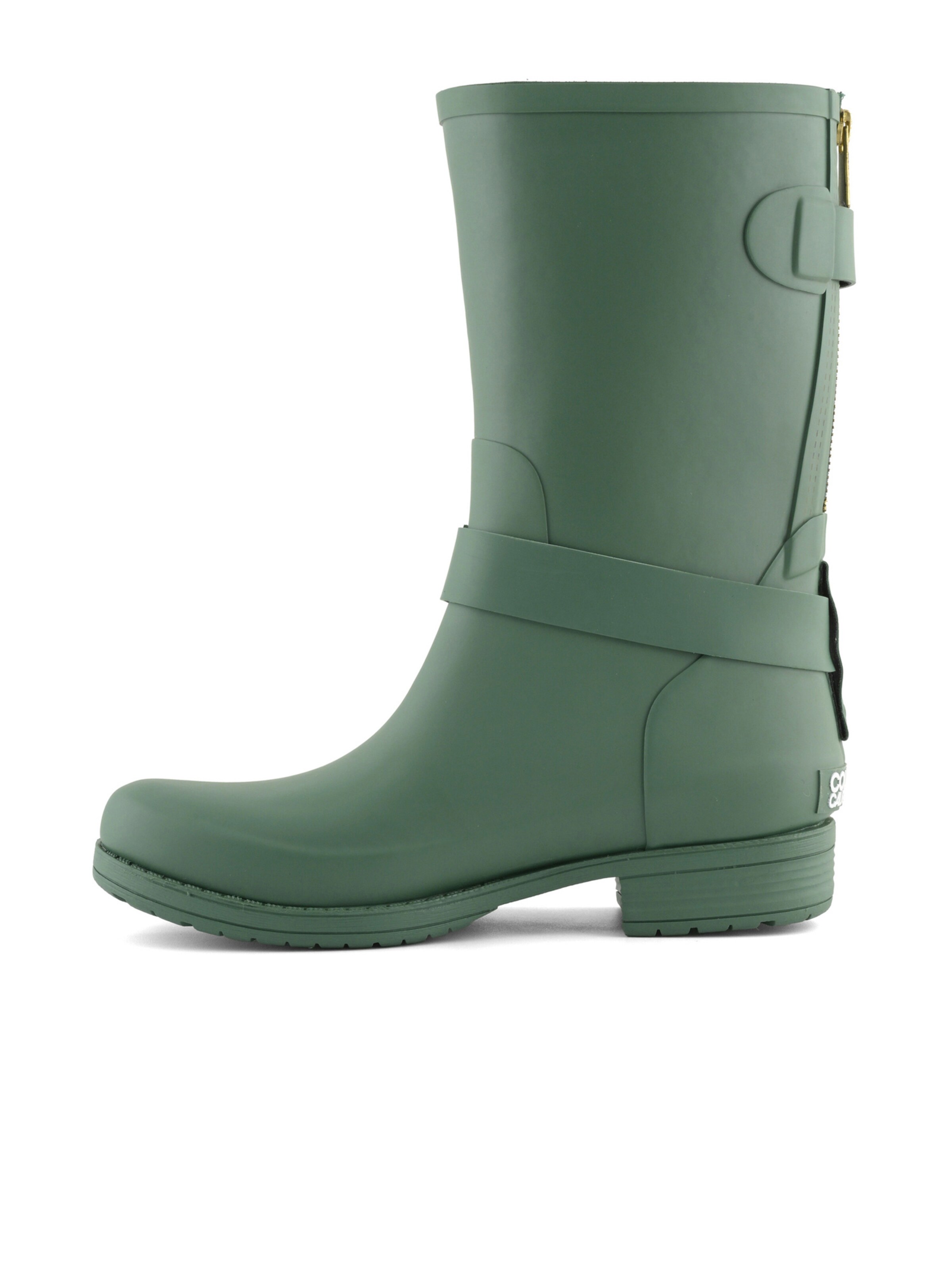 Stivale di gomma 'Wellies' di COLORS OF CALIFORNIA in verde: lato