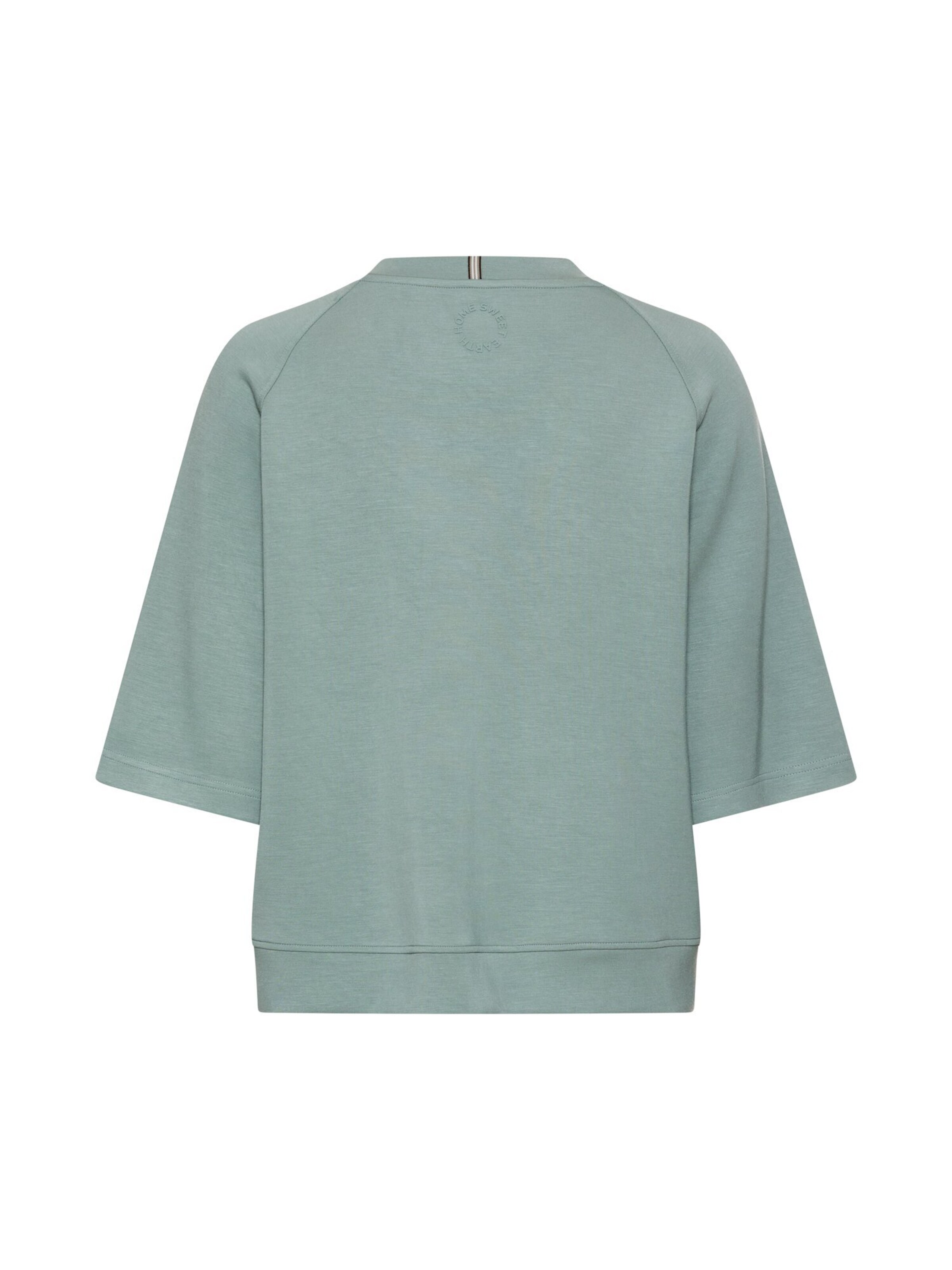 CAMEL ACTIVE Sweatshirt mit Rundhalsausschnitt in Grün