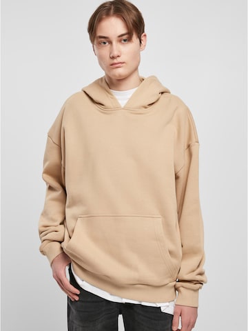 Urban Classics Sweatshirt in Brown: front