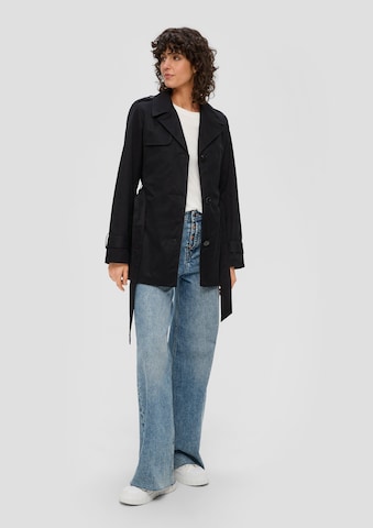 s.Oliver Between-Seasons Coat in Black