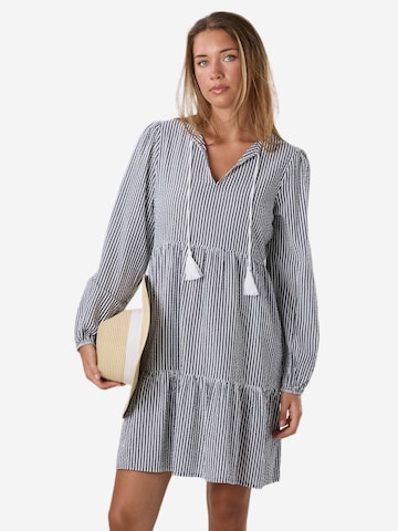 Seaside Summer dress 'Marina' in Blue: front