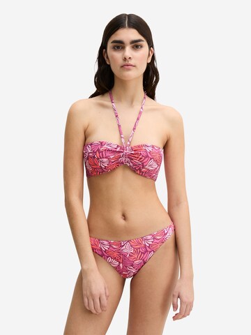 Marc O'Polo Bikini Bottoms ' Abstract Leaf ' in Orange: front