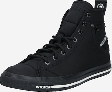 DIESEL Sneakers hoog 'Exposure I' in Zwart: voorkant