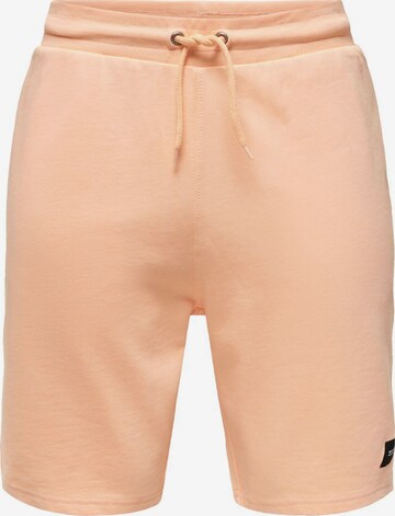 Pantalon Only & Sons en rose : devant