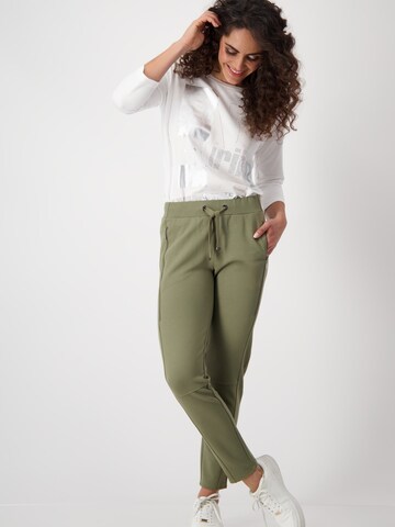 Regular Pantalon monari en vert