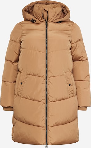 Vero Moda Curve Vinterfrakk 'Chalsey' i brun: forside