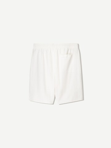 Bershka Loosefit Nadrág - fehér