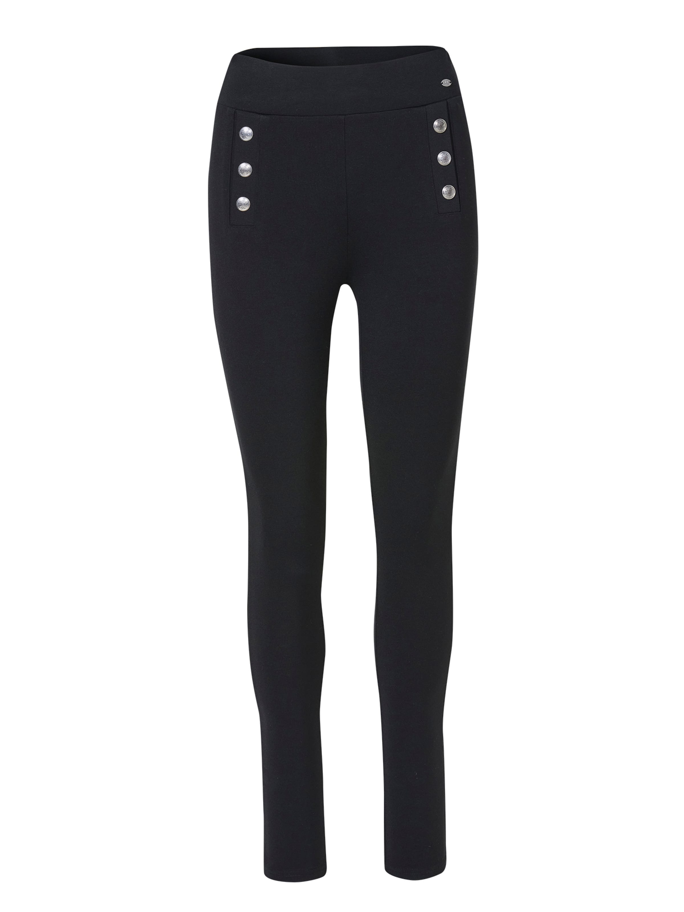 KOROSHI - Skinny Leggings em preto: frente