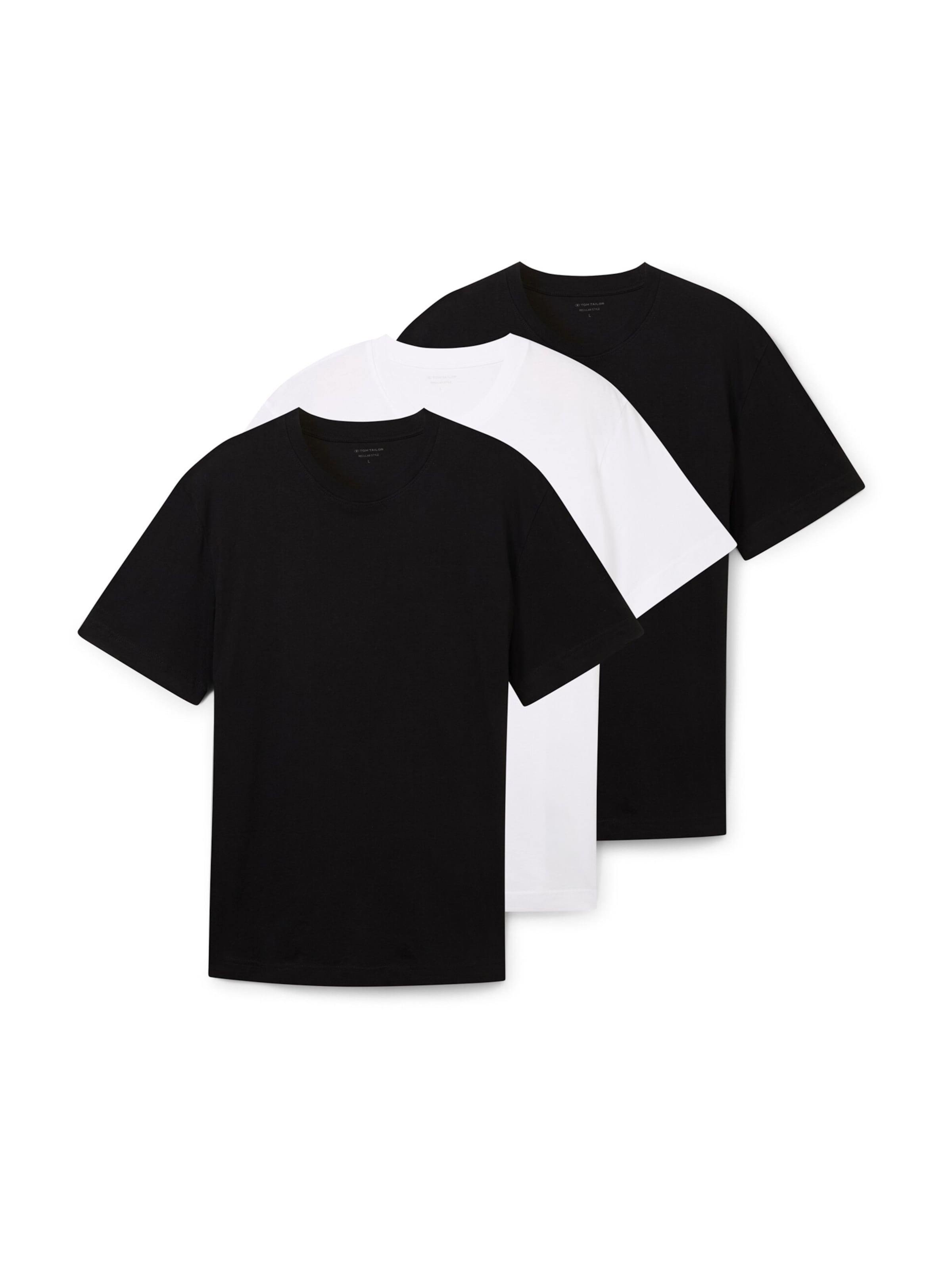 TOM TAILOR T-Shirt in Schwarz: Vorderseite