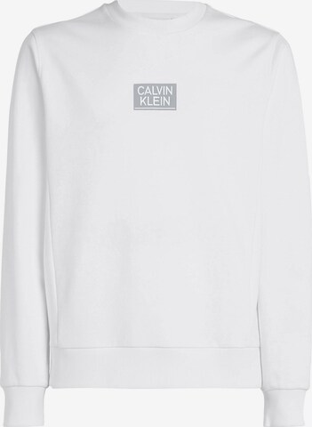 Calvin Klein Sweatshirt in White: front