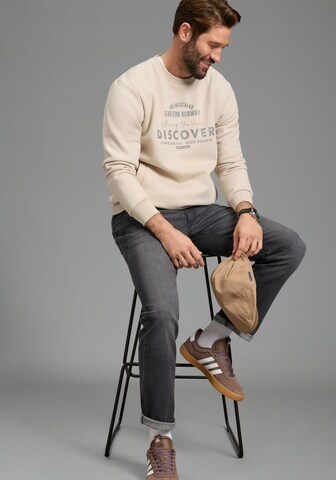 Man's World Sweatshirt in Beige