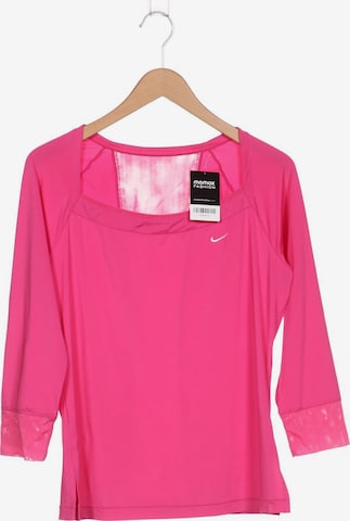 NIKE Langarmshirt XL in Pink: predná strana