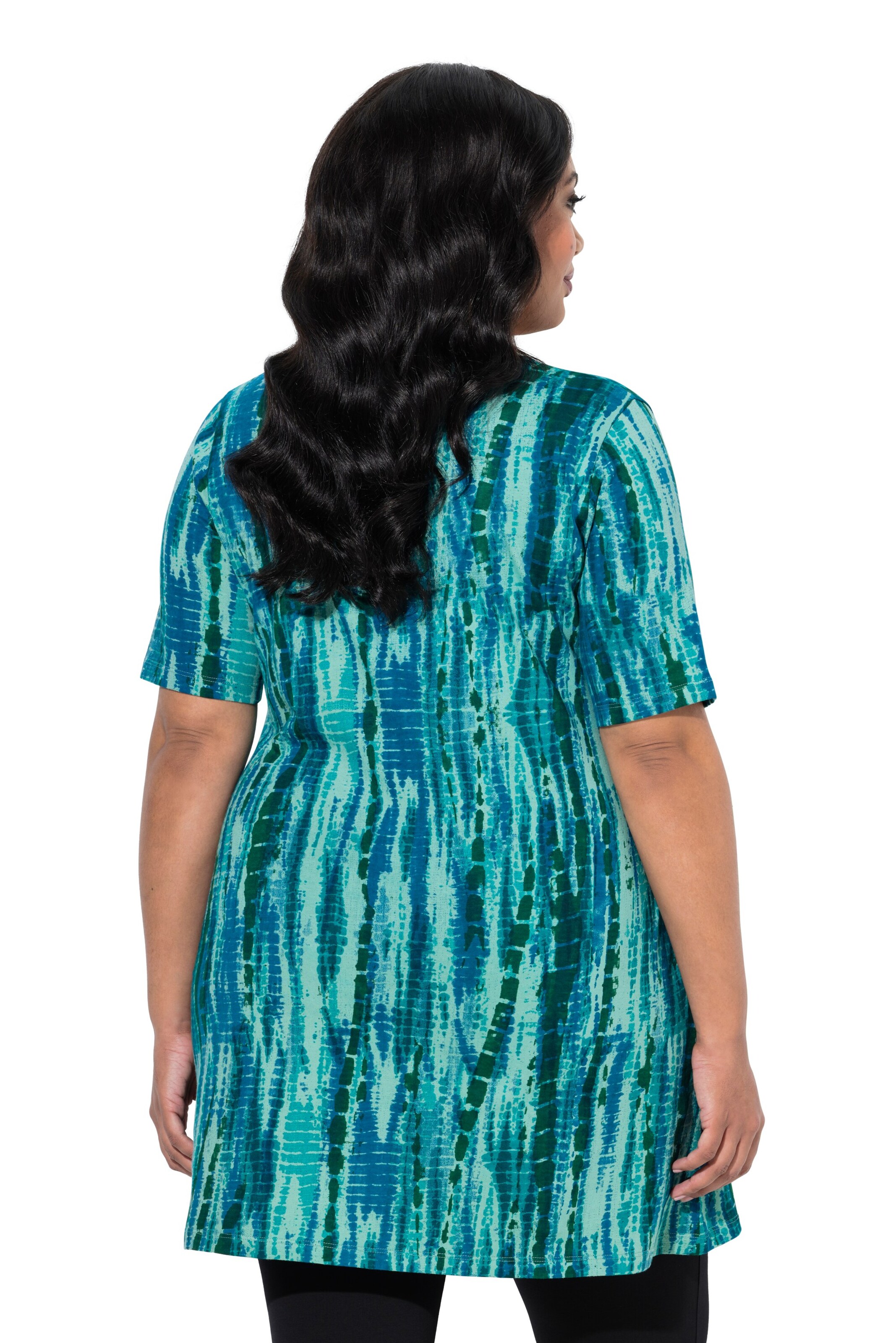 Ulla Popken Longshirt in Blau: Vorderseite