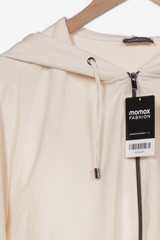 SAMOON Sweatshirt & Zip-Up Hoodie in 5XL in White