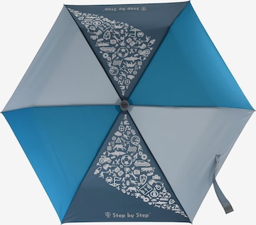 STEP BY STEP Umbrella in Blue: front
