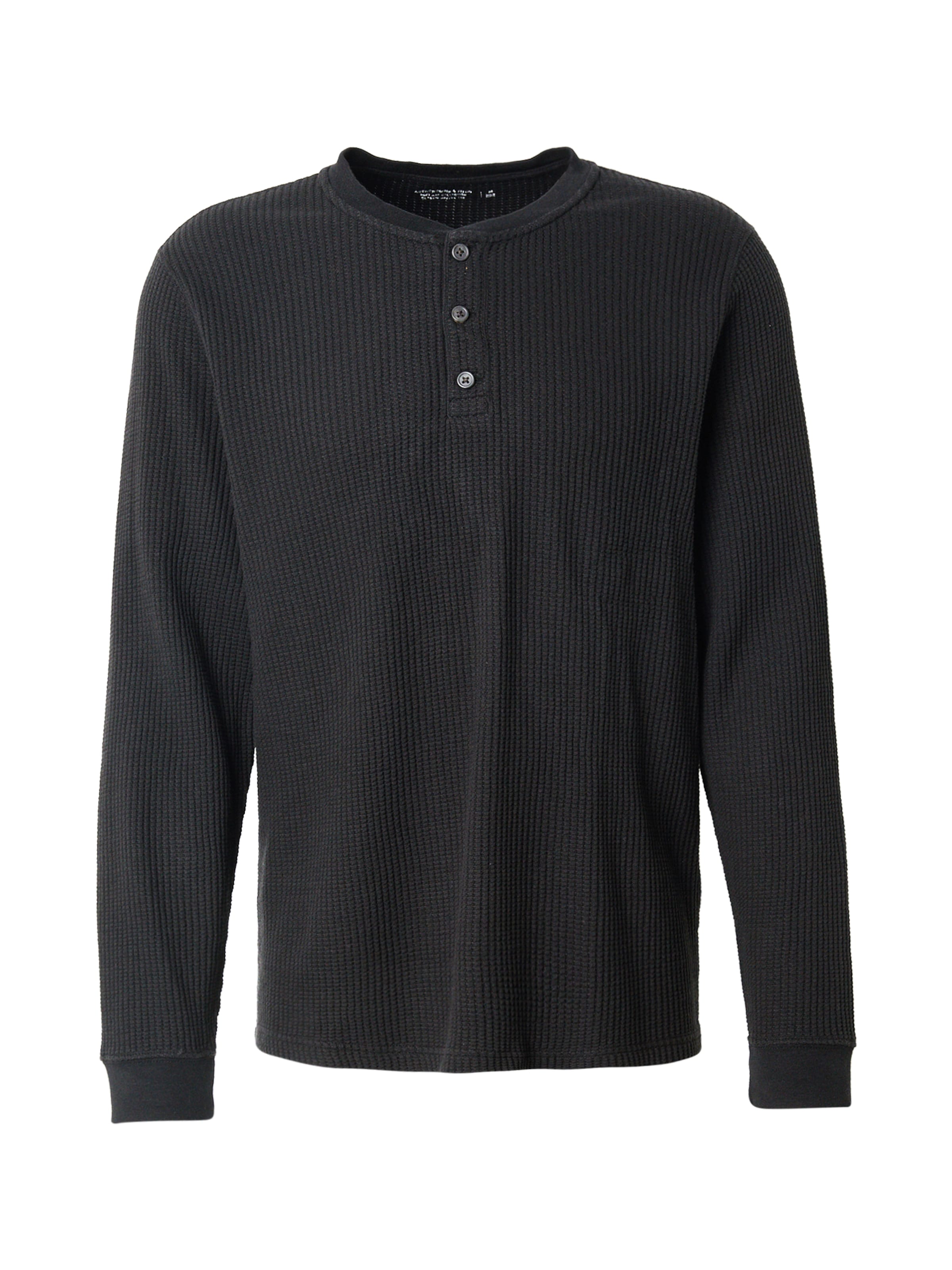 Abercrombie & Fitch Paita 'CLASSIC' värissä musta: etupuoli