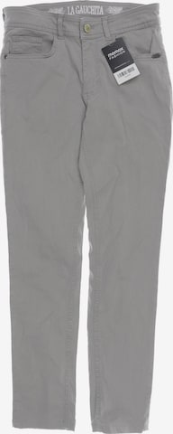 L'Argentina Pants in S in Grey: front