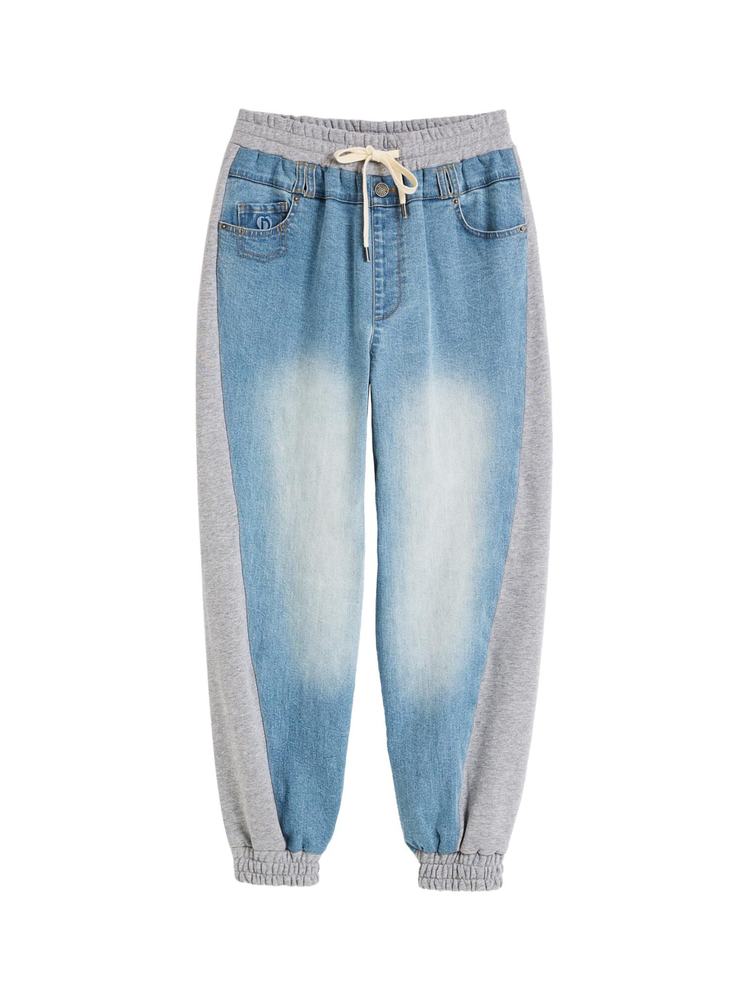 Desigual Tapered Hose in Blau: Vorderseite