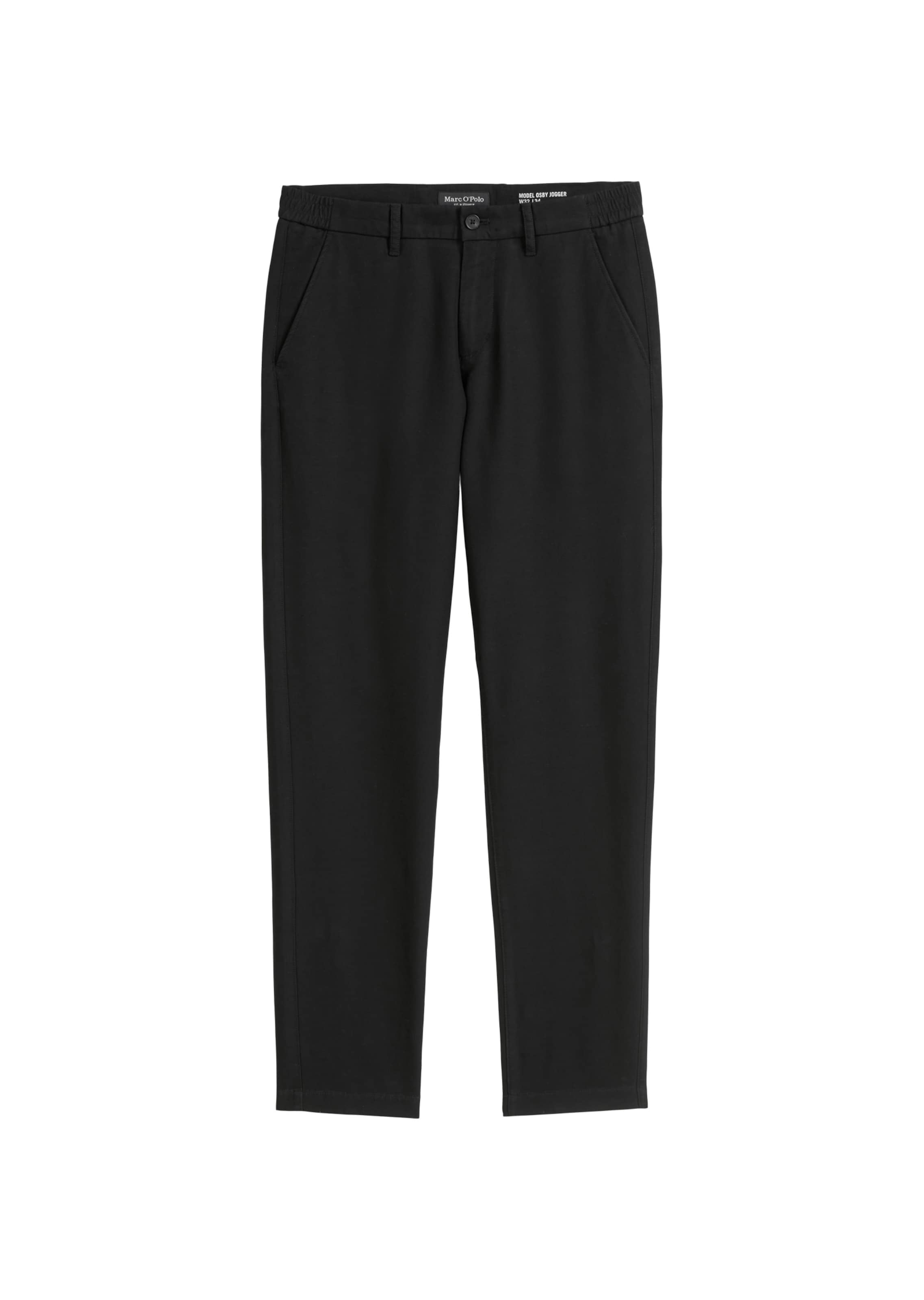 Marc O'Polo Chino Pants in Black: front