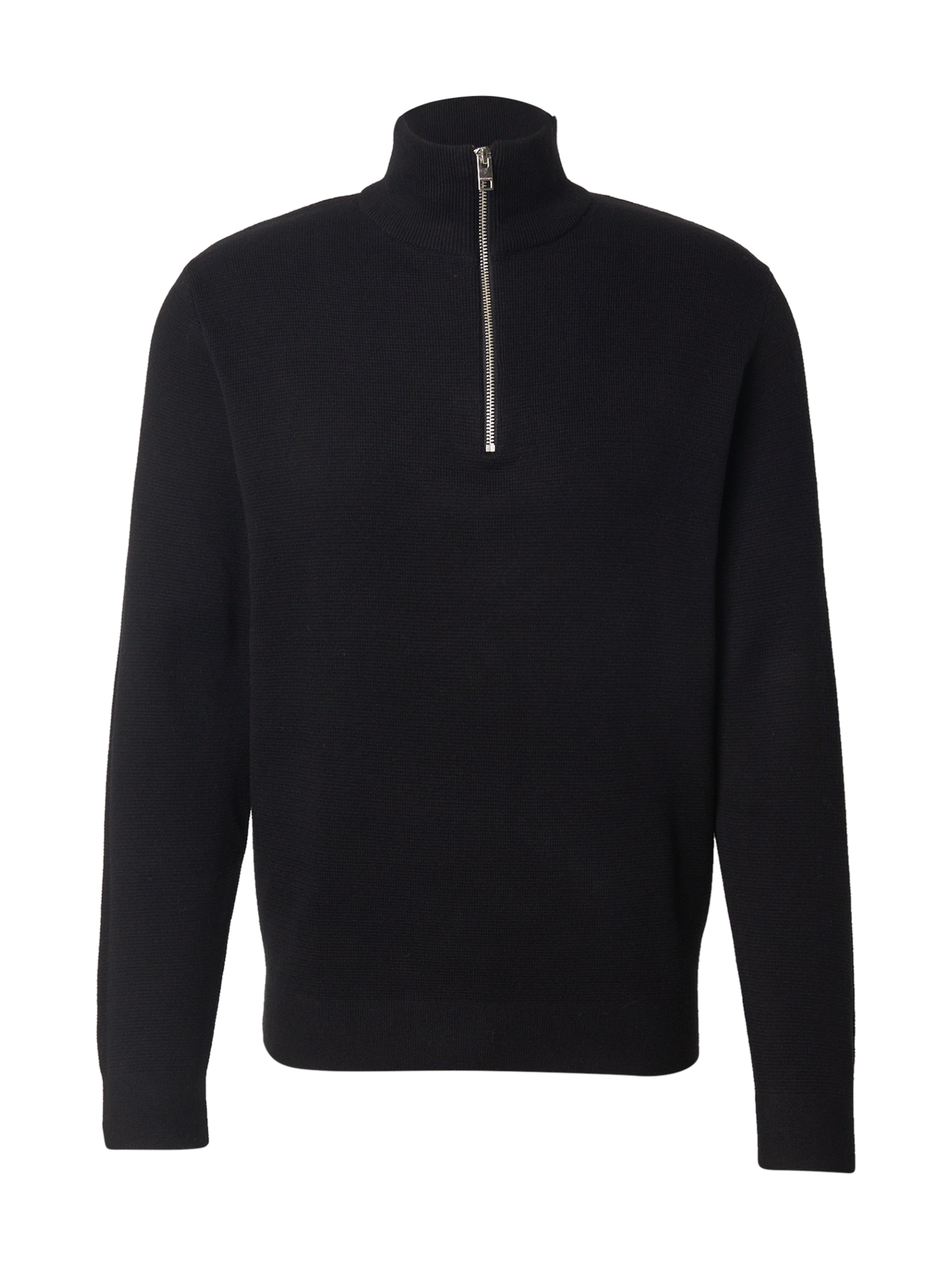 Jack & Jones Premium Sweater 'JPRBLAMILANO' in Black: front