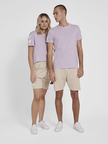 T-Shirt fonctionnel 'LEGACY CHEVRON' Hummel en violet : devant