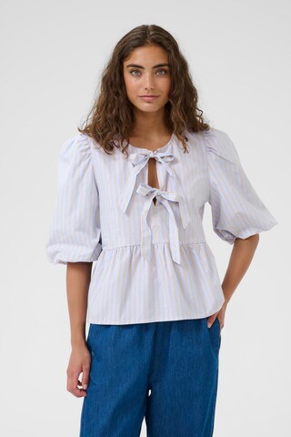 CULTURE Blouse 'Elia' in Blue: front