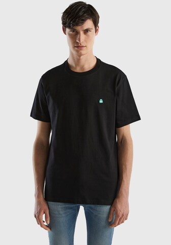 T-Shirt UNITED COLORS OF BENETTON en noir : devant